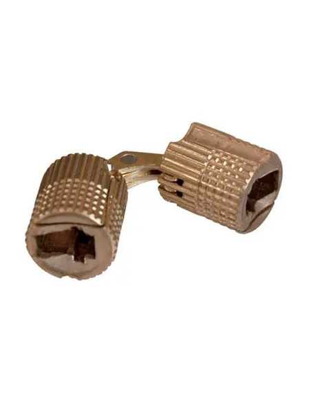 CERNIERA A CILINDRO INVISIBILE OTTONE LUCIDO - GENERICA | Utensili Store