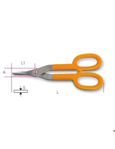 Beta Utensili CESOIE LAME STRETTE DIRITTE 250