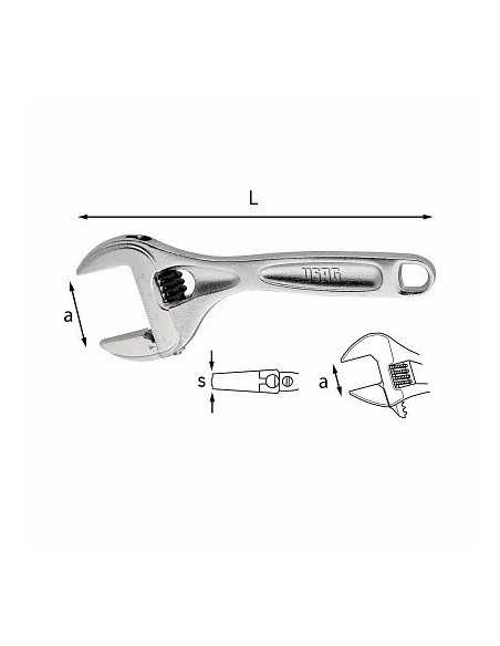 CHIAVE A RULLINO CORTA - USAG Original | Utensili Store