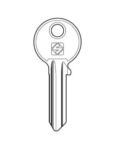 SILCA CHIAVE PIATTA ABUS AB10R