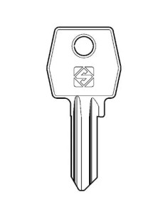 SILCA CHIAVE PIATTA AGB AGB2 SILCA