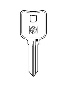 SILCA CHIAVE PIATTA BURG BUR38 SILCA