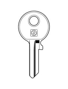 SILCA CHIAVE PIATTA MELSMETALL ME9 SILCA