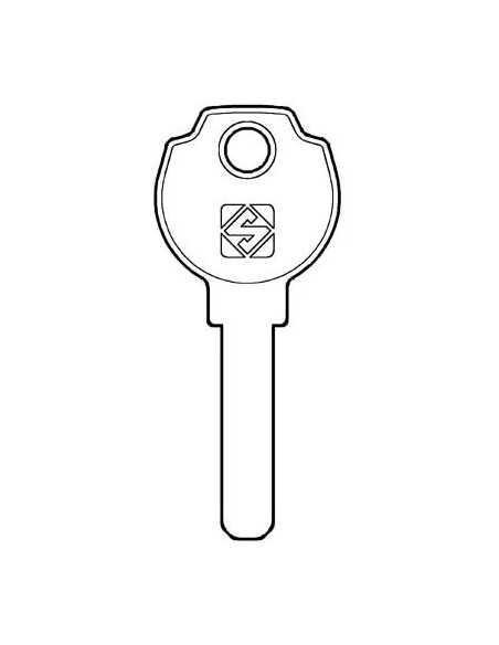 CHIAVE PUNZONATA GIUSSANI GS17 SILCA - SILCA | Utensili Store