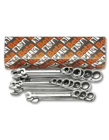 CHIAVI COMBINATE CRICCHETTO SERIE 15 PZ - Beta Utensili | Utensili Store