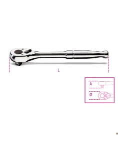 Beta Utensili CRICCHETTI REV 3/8 IMPUGNATURA MET