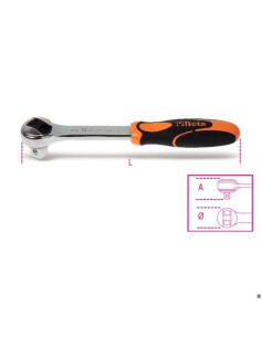 Beta Utensili CRICCHETTI REVERSIBILI D72 1/2 L920