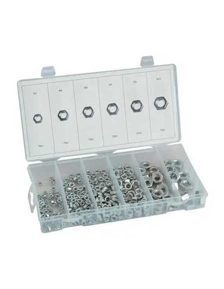 DADO ESAGONALE ZINCATO IN KIT SELF HAND - HAND | Utensili Store