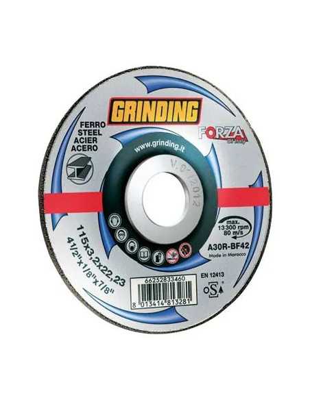 DISCO ABRASIVO TAGLIO FERRO DEPRESSO FORZA - GRINDING | Utensili Store