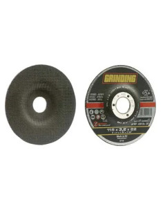 GRINDING DISCO ABRASIVO TAGLIO FERRO DEPRESSO