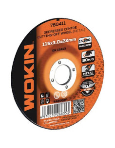 WOKIN DISCO ABRASIVO TAGLIO FERRO DEPRESSO 760