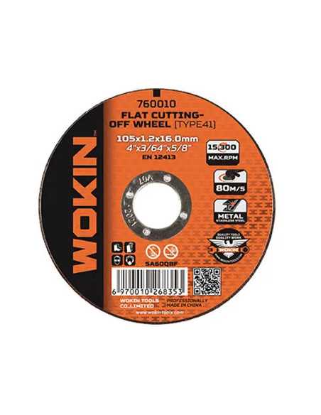 DISCO ABRASIVO TAGLIO FERRO PIANO - WOKIN | Utensili Store