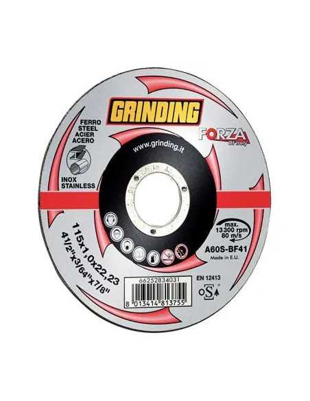 DISCO ABRASIVO TAGLIO FERRO PIANO FORZA - GRINDING | Utensili Store