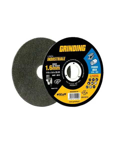 DISCO ABRASIVO TAGLIO FERRO PIANO INDUSTRIAL - GRINDING | Utensili Store