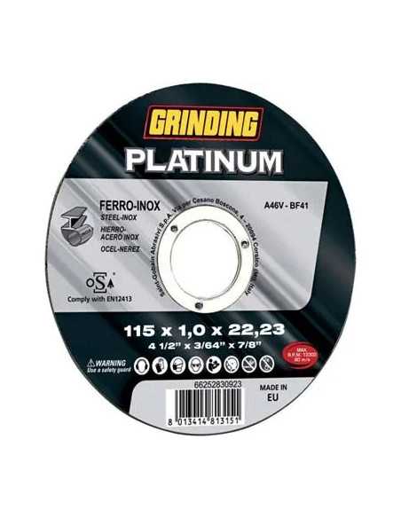 DISCO ABRASIVO TAGLIO FERRO PLATINUM GRINDING - GRINDING | Utensili Store