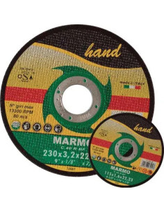 HAND DISCO ABRASIVO TAGLIO MARMO PIANO