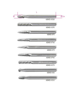 Beta Utensili FRESE LIMARE MD ø3 OVALE 3
