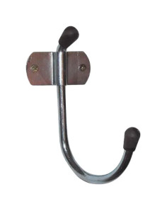 MINUTEX Gancio a Parete Tondo Pieghevole Acciaio Zincato