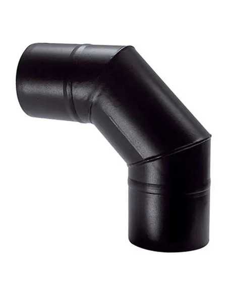 GOMITO PELLET 90° NERO OPACO SAVE - SAVE | Utensili Store