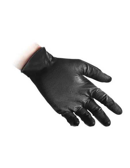 GUANTO NITRILE MONOUSO NERO N85 REFLEXX - REFLEXX | Utensili Store