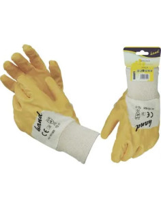 HAND - GUANTO NITRILE NBR GIALLO HAND/WORKIT