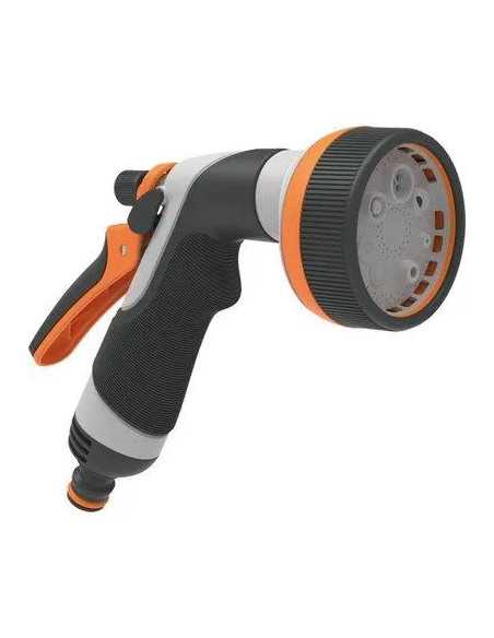 IDROPISTOLA MULTIFUNZIONE PLASTICA GOMMA 8 JET - G.F. | Utensili Store