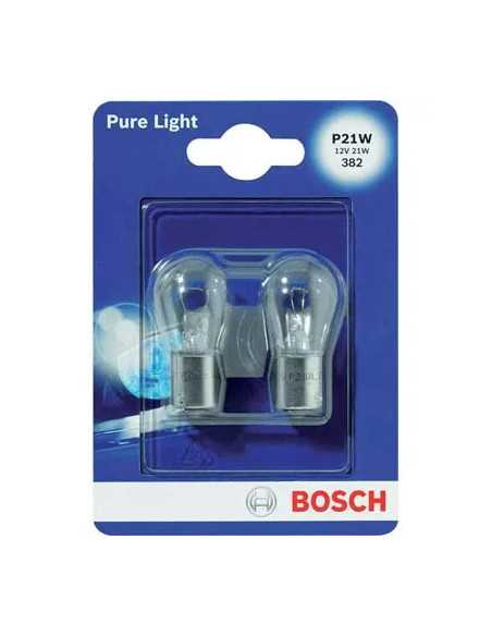 LAMPADA AUTO POSTERIORI PURE LIGHT P21 017 BOSCH - BOSCH | Utensili Store