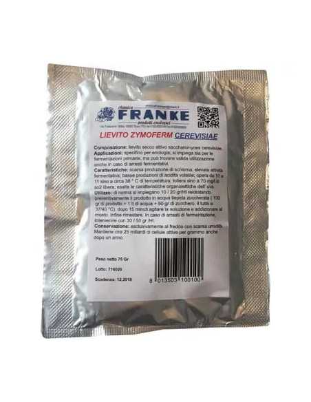 LIEVITO ENOLOGICO ZYMOFERM CEREVISIAE FRANKE - FRANKE | Utensili Store