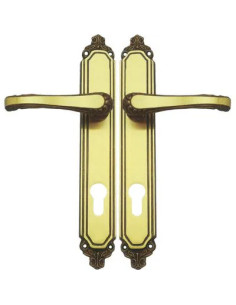 GENERICA MANIGLIA EXPORT PLACCA FORO SAGOMATO