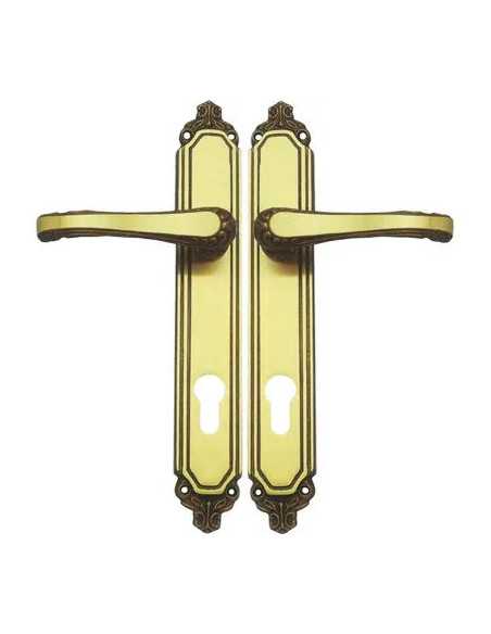 MANIGLIA EXPORT PLACCA FORO SAGOMATO - GENERICA | Utensili Store