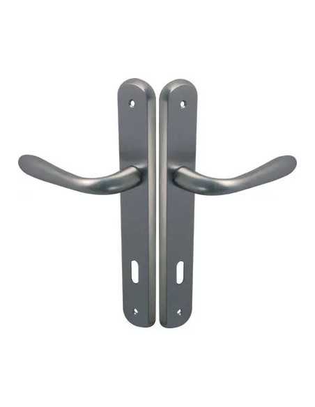 MANIGLIA GOCCIA CROMO PLACCA FORO PATENT - GENERICA | Utensili Store