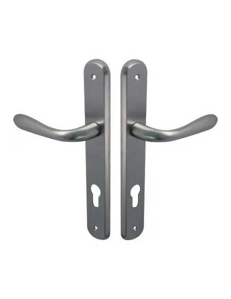 MANIGLIA GOCCIA CROMO PLACCA FORO SAGOMATO - GENERICA | Utensili Store