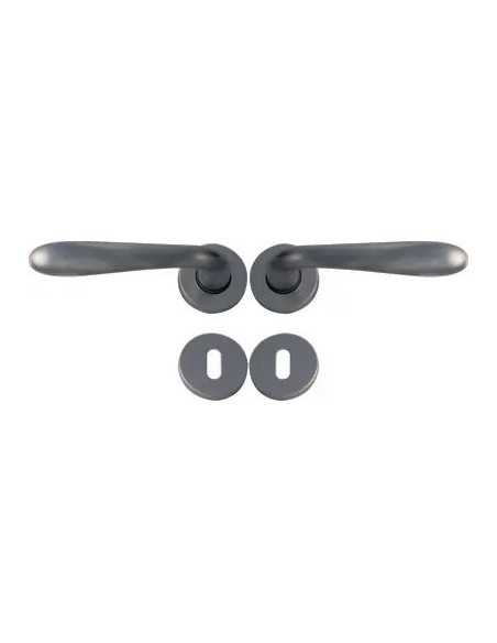 MANIGLIA GOCCIA CROMO ROSETTA FORO PATENT - GENERICA | Utensili Store