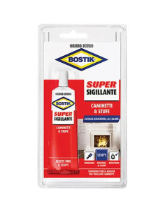 BOSTIK MASTICE REFRATTARIO CAMINETTI STUFE TUBETTO