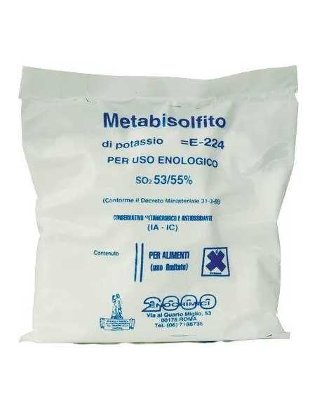 METABISOLFITO POTASSICO ENOLOGICO E224 - FRANKE | Utensili Store