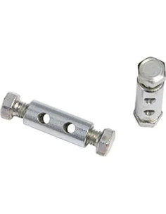 ZA MORSETTO ZINCATO DOPPIA VITE IN TESTA SELF