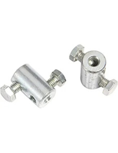 ZA MORSETTO ZINCATO DOPPIA VITE LATERALE SELF