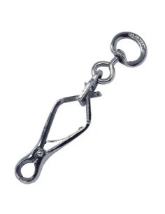 GENERICA MOSCHETTONE X GUINZAGLIO A PINZA NICHELATO KONG