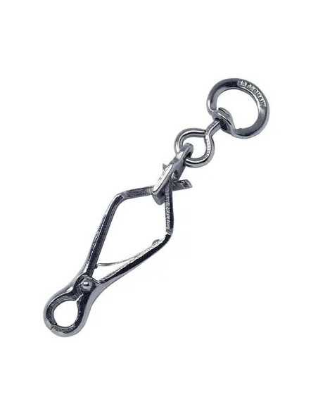 MOSCHETTONE X GUINZAGLIO A PINZA NICHELATO KONG - GENERICA | Utensili Store