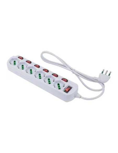 MULTIPRESA BIPASSO SCH +7 INT.LUM RETAIL FME - FANTON | Utensili Store