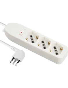 ELECTRALINE MULTIPRESA BIPASSO SCHUKO