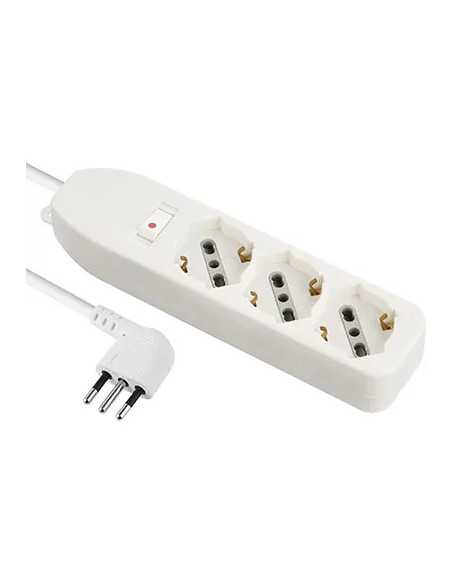 MULTIPRESA BIPASSO SCHUKO - ELECTRALINE | Utensili Store