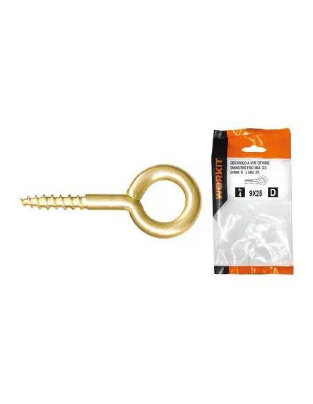 OCCHIOLO A VITE OTTONE - WORKIT | Utensili Store
