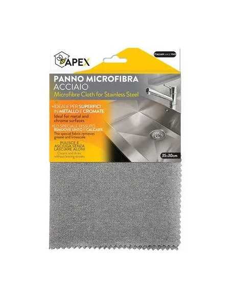 PANNO MICROFIBRA ACCIAIO APEX - APEX | Utensili Store