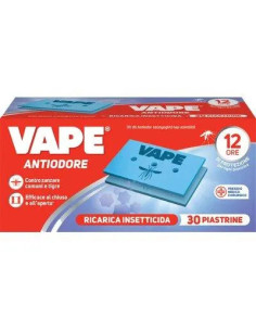 VAPE PIASTRINA ANTIODORE ZANZARE VAPE MAT