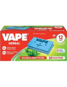 VAPE PIASTRINA HERBAL ZANZARE VAPE MAT