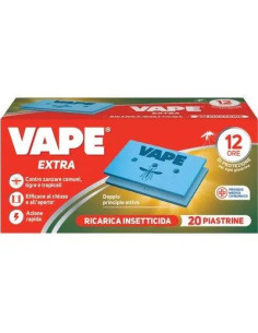 VAPE - PIASTRINA ZANZARE TIGRE E TROPICALI VAPE MAT