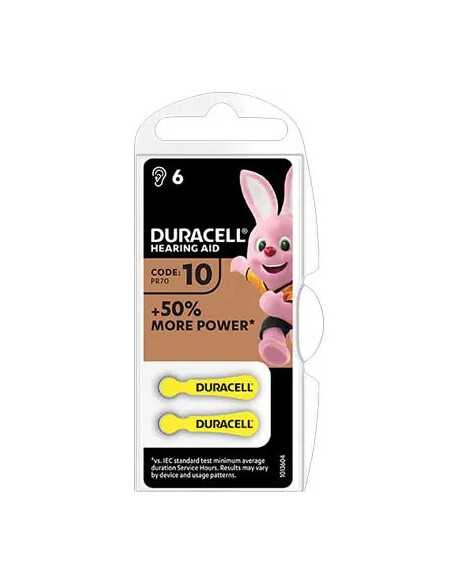 PILA APPARECCHIO ACUSTICO EASY TAB 10 DURACELL - DURACELL | Utensili Store