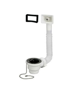 GENERICA - PILETTA LAVELLO INOX + TROPPO PIENO