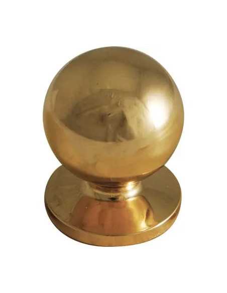 POMOLO OTTONE TORNITO SFERICO - GENERICA | Utensili Store